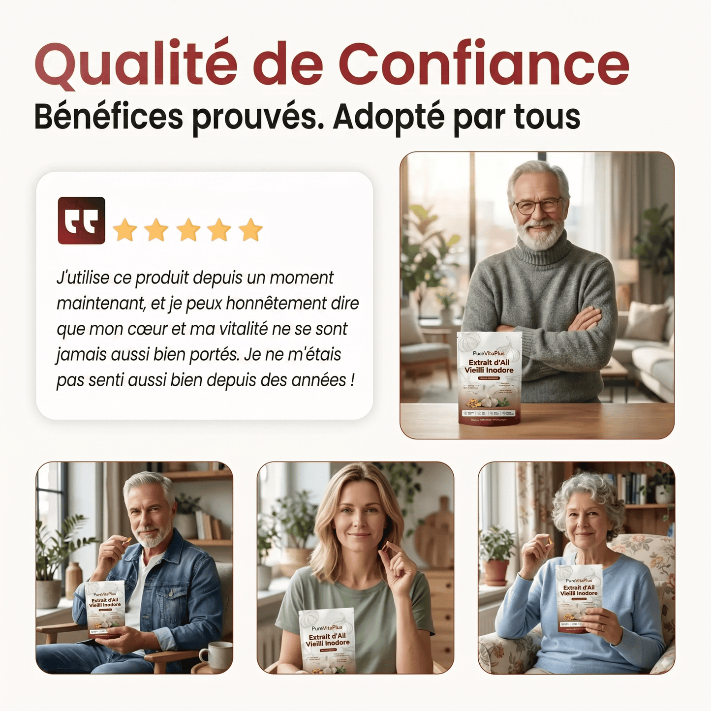 Extrait d'Ail Vieilli – Softgels Inodores 7500 mg