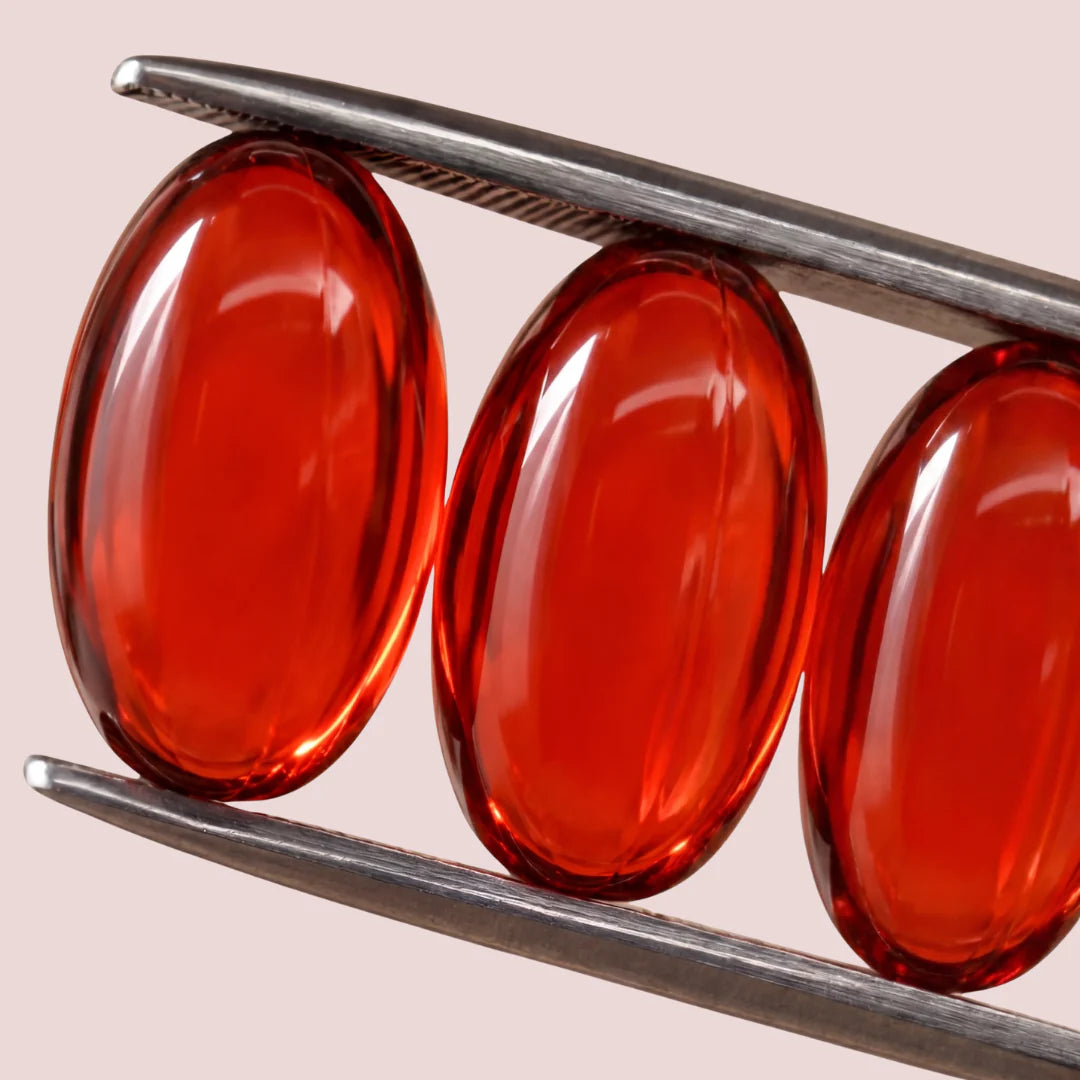 Trois softgels. Une fois par jour. Au repas.