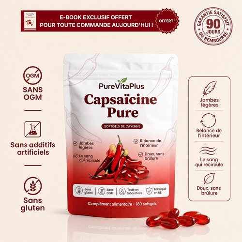Capsaïcine Pure - Vitalité & Circulation au naturel