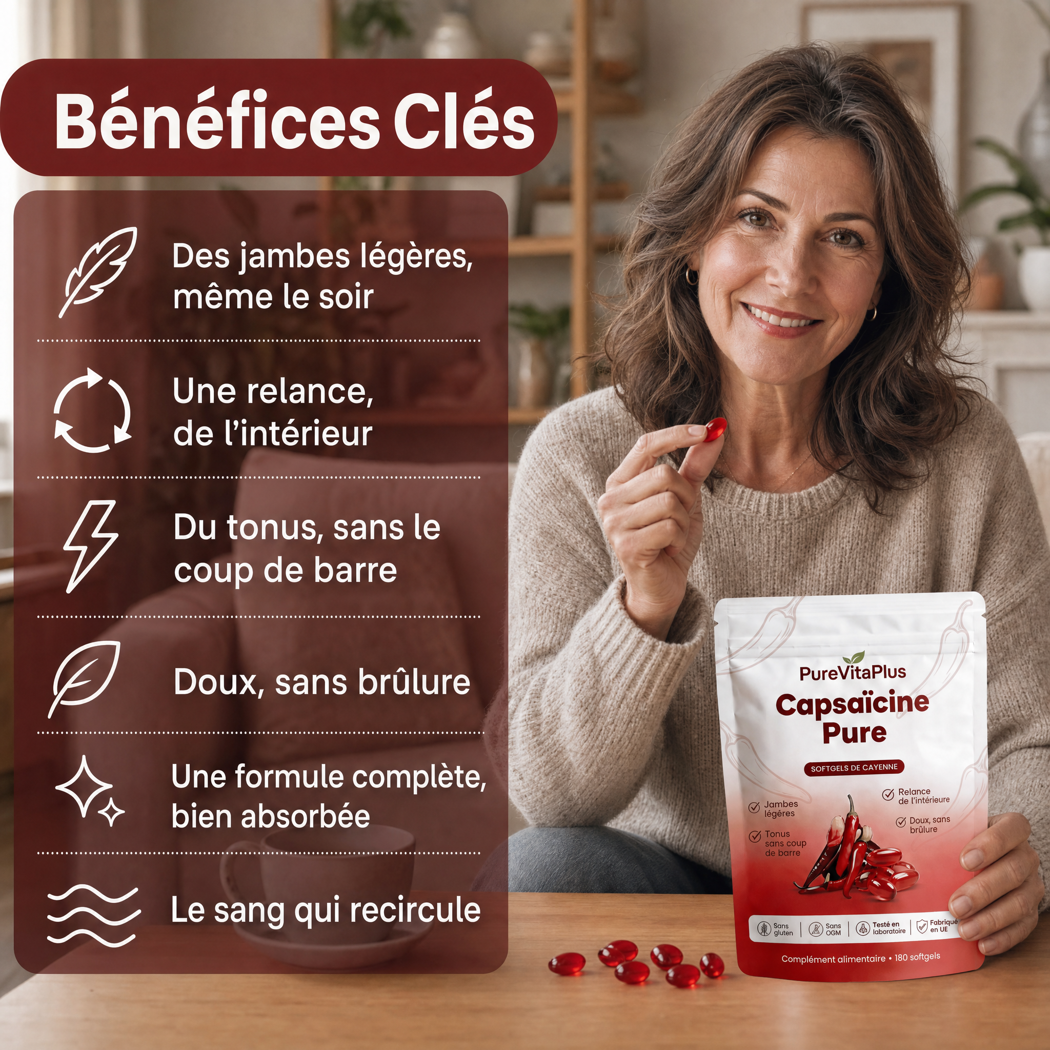 Capsaïcine Pure - Vitalité & Circulation au naturel