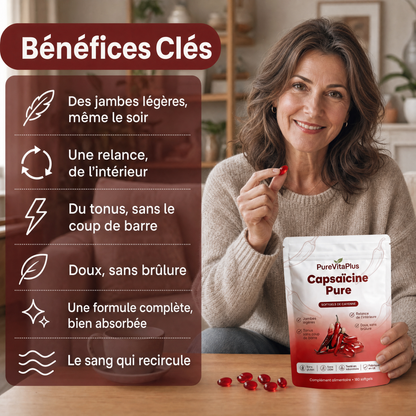 Capsaïcine Pure - Vitalité & Circulation au naturel