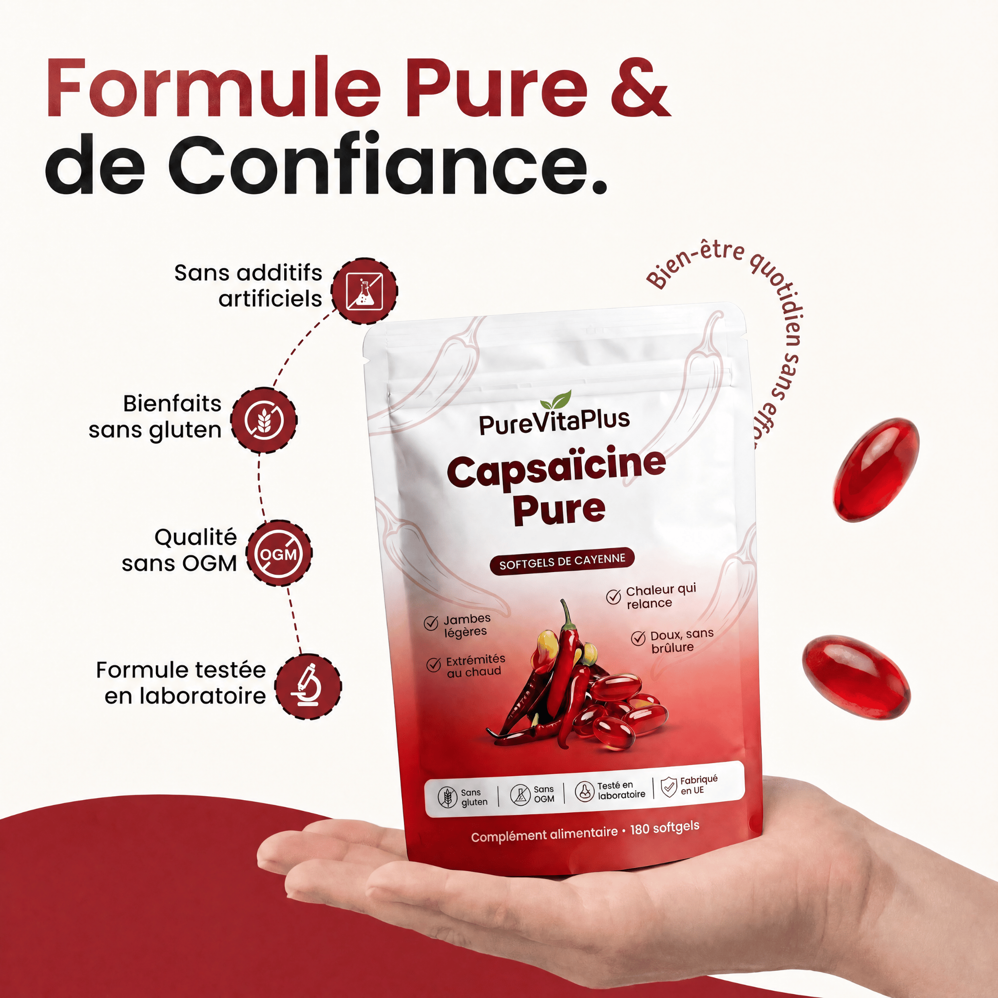 Capsaïcine Pure - Vitalité & Circulation au naturel